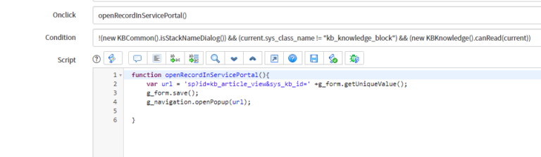 Show Knowledge Article preview in Service Portal instead of Platform UI ...
